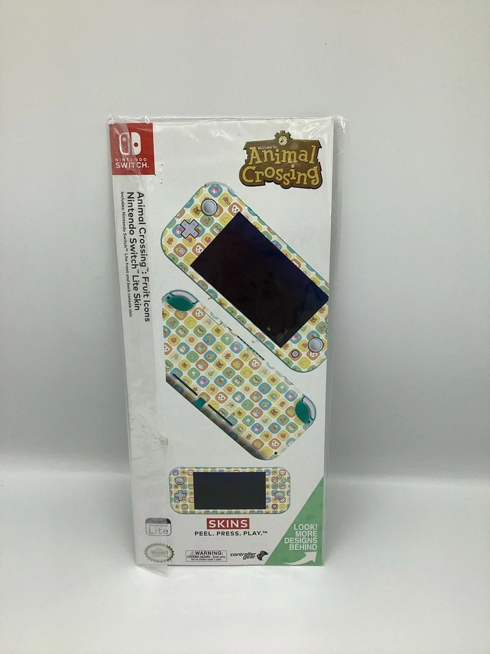 NEW Animal Crossing Fruit Icons Skin for Nintendo Switch Lite Official